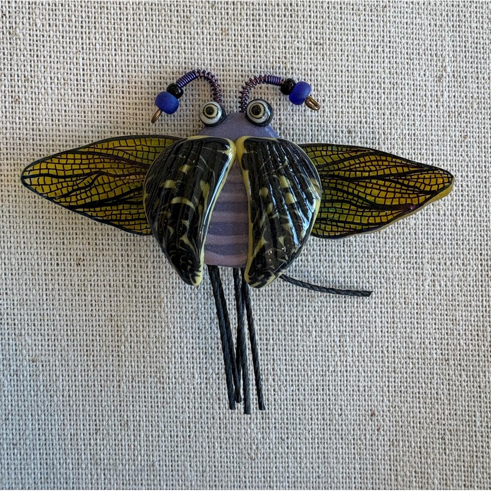 Colorful Insect Brooch
